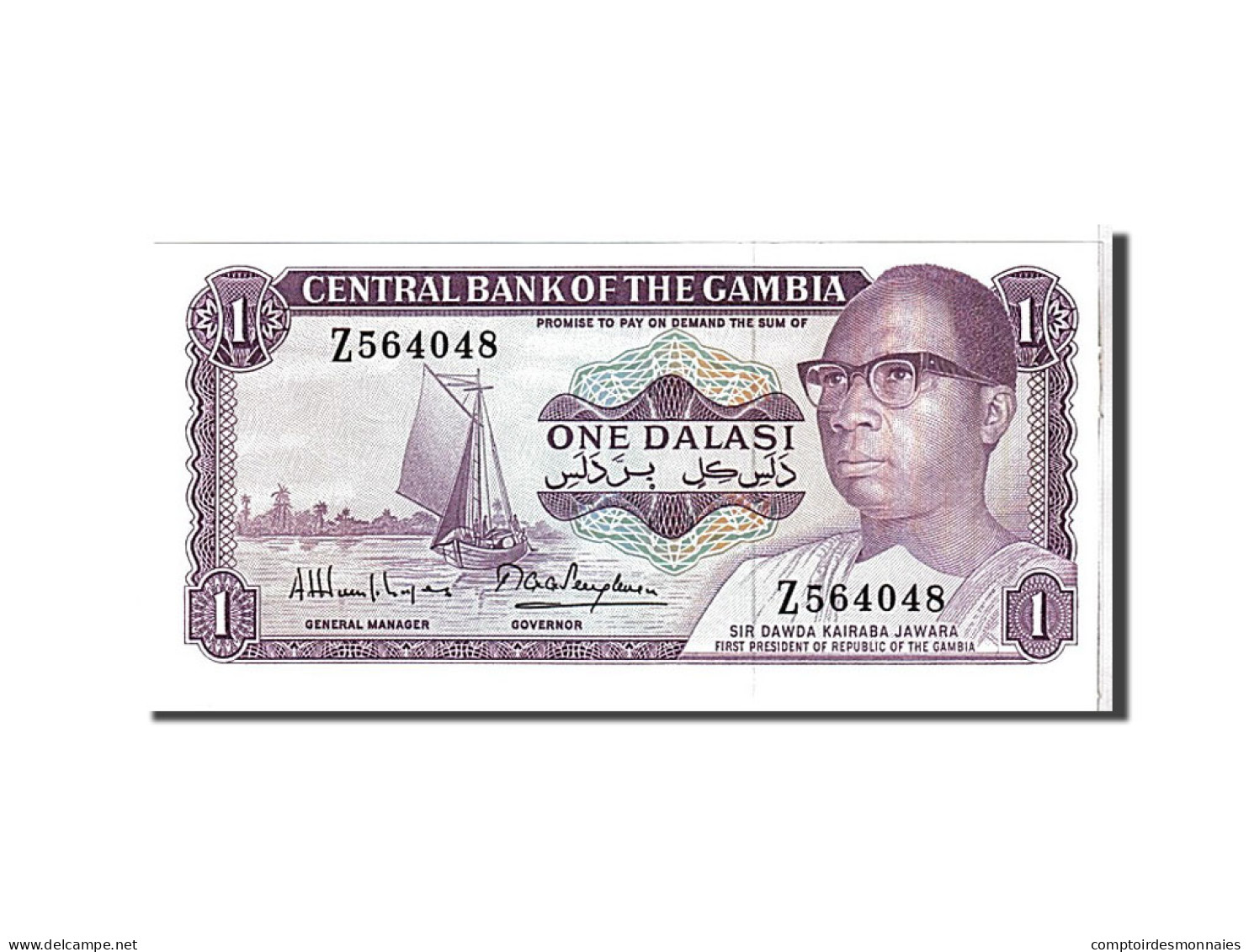 Billet, Gambia, 1 Dalasi, 1971, NEUF - Gambie