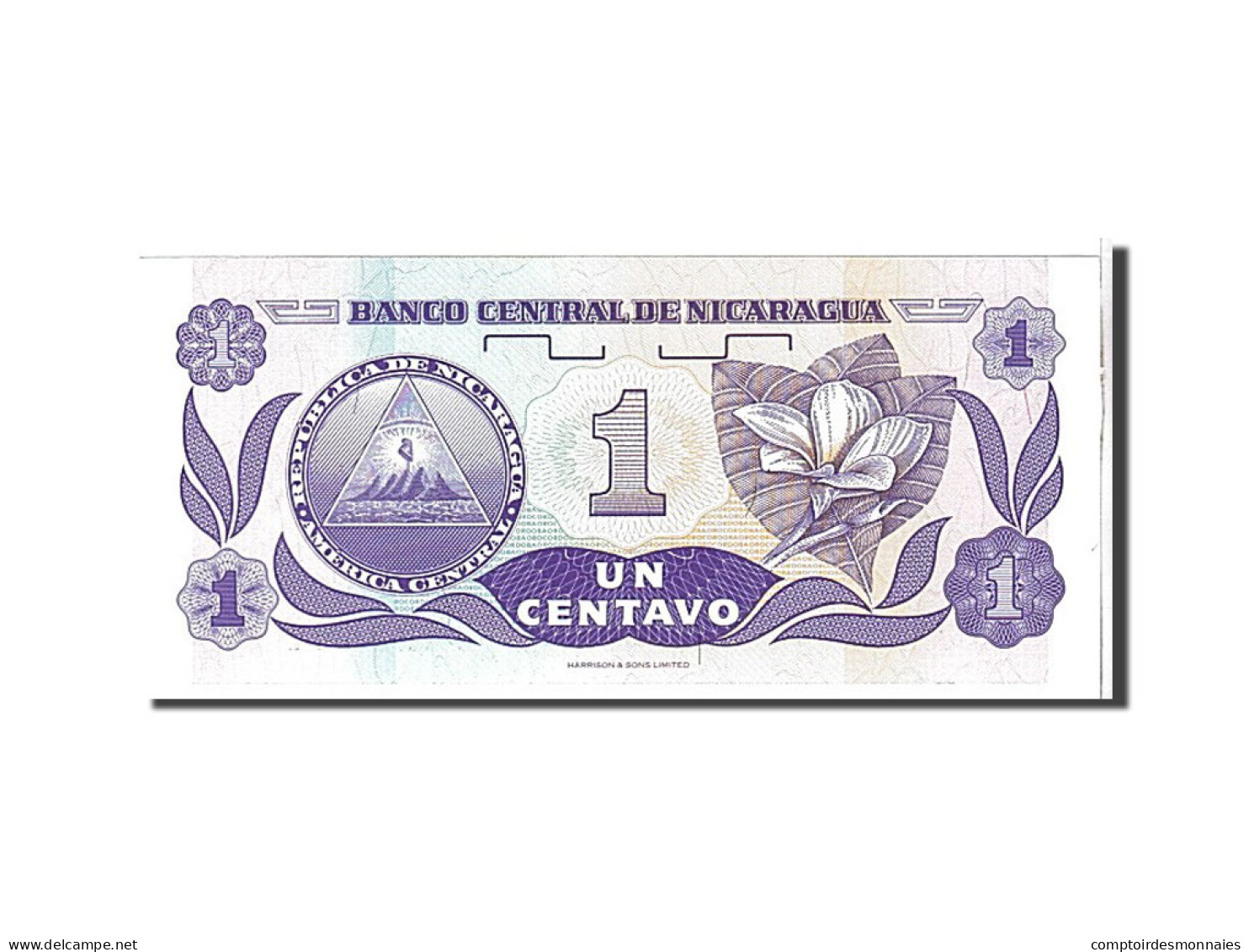 Billet, Nicaragua, 1 Centavo, 1991, KM:167, NEUF - Nicaragua