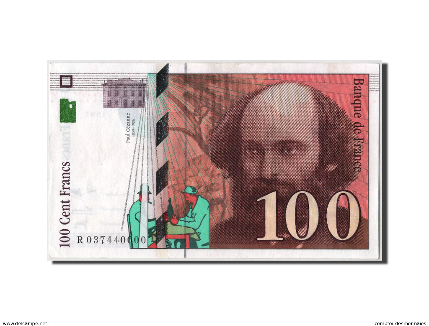 Billet, France, 100 Francs, 100 F 1997-1998 ''Cézanne'', 1997, SPL - 100 F 1997-1998 ''Cézanne''