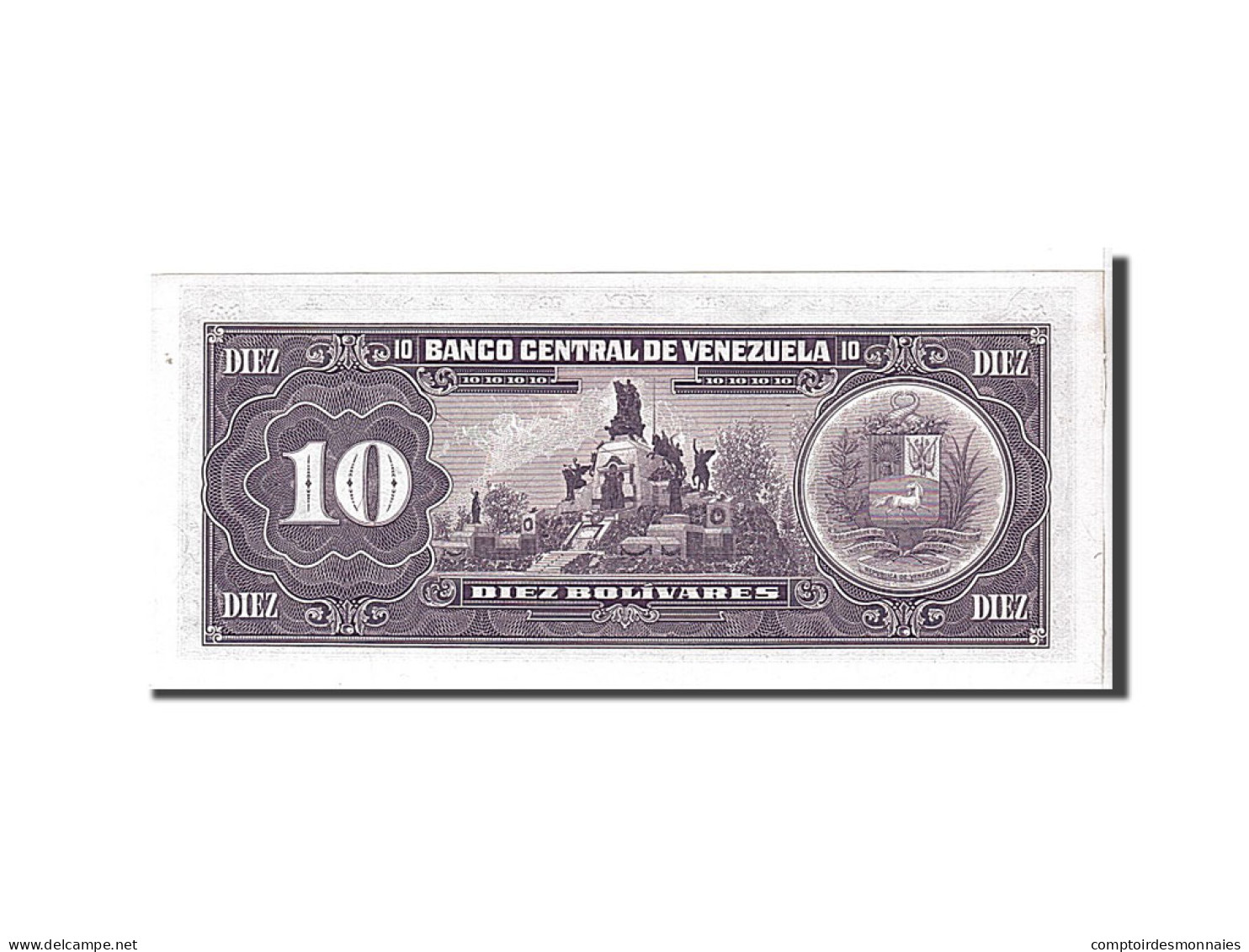 Billet, Venezuela, 10 Bolívares, 1990, KM:61b, NEUF - Venezuela