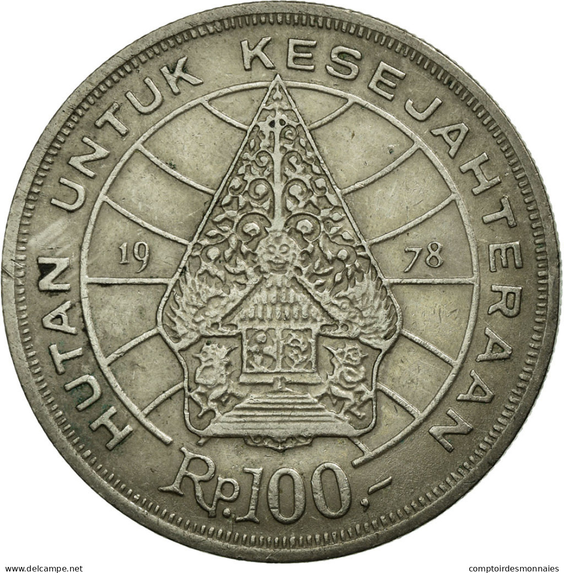 Monnaie, Indonésie, 100 Rupiah, 1978, TTB, Copper-nickel, KM:42 - Indonésie