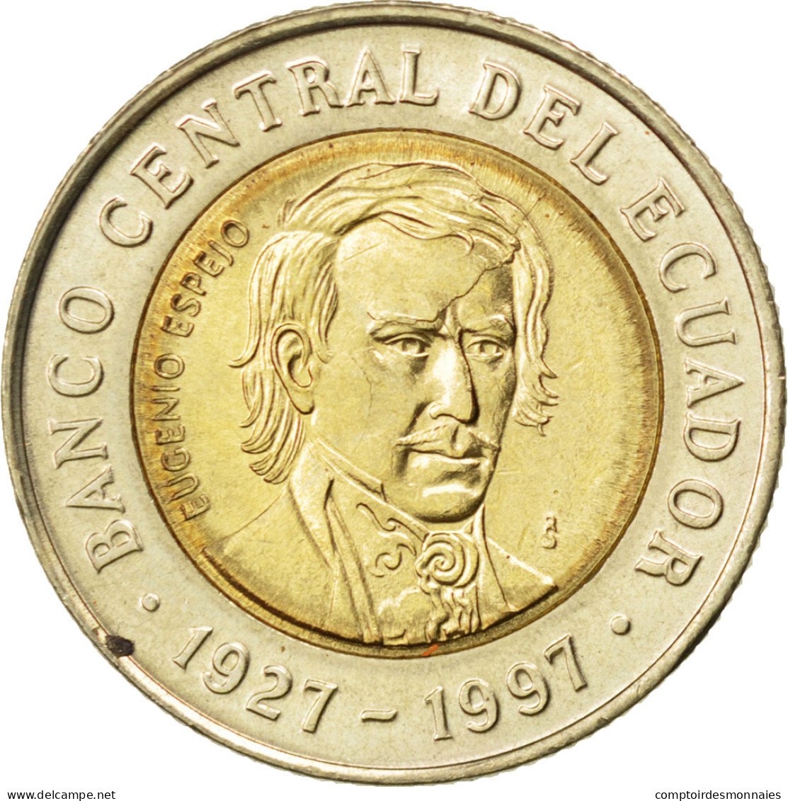 Monnaie, Équateur, 1000 Sucres, 1997, SPL, Bi-Metallic, KM:103 - Equateur