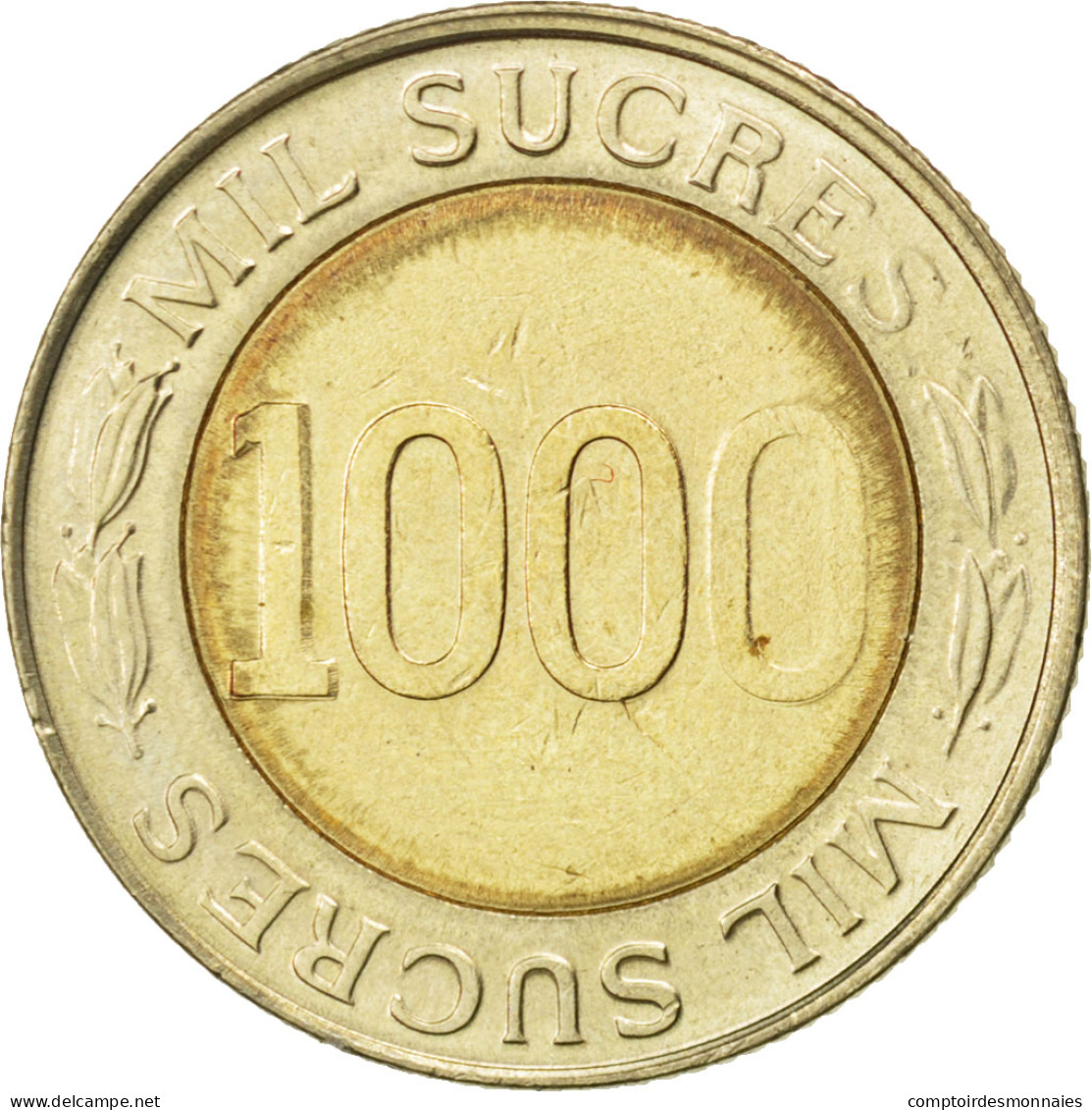 Monnaie, Équateur, 1000 Sucres, 1997, SPL, Bi-Metallic, KM:103 - Ecuador