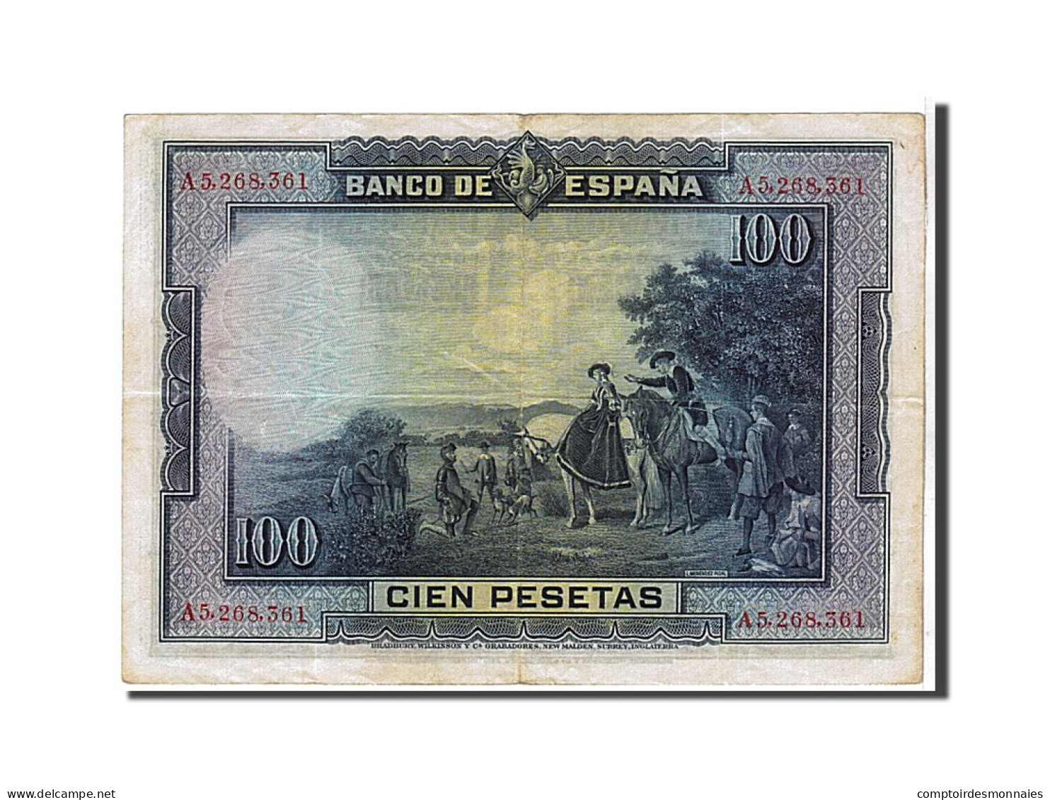 Billet, Espagne, 100 Pesetas, 1928, TTB - 100 Pesetas