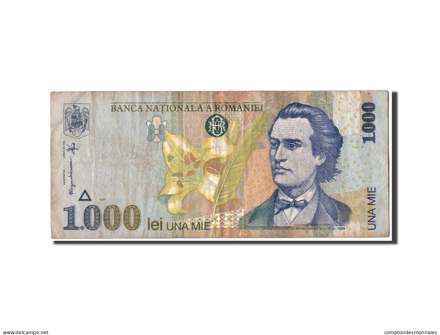 Billet, Roumanie, 1000 Lei, 1998, TB - Rumania