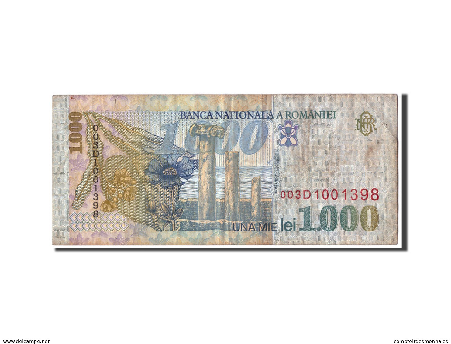 Billet, Roumanie, 1000 Lei, 1998, TB - Rumania