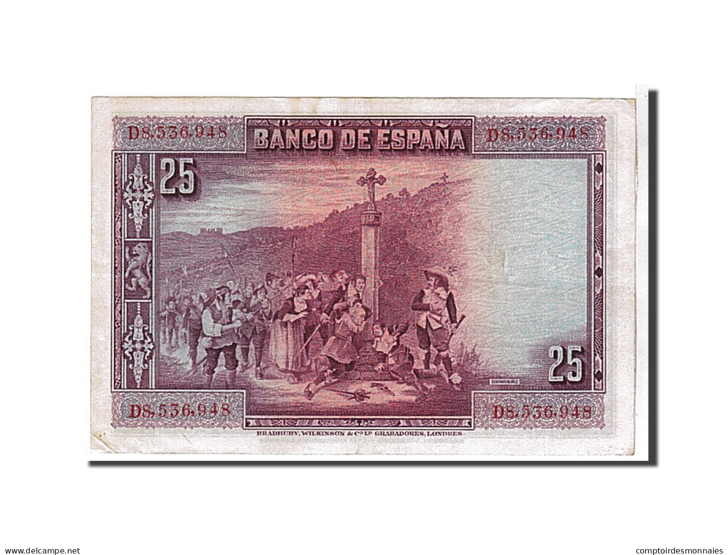 Billet, Espagne, 25 Pesetas, 1928, KM:74b, SUP+ - 1-2-5-25 Pesetas