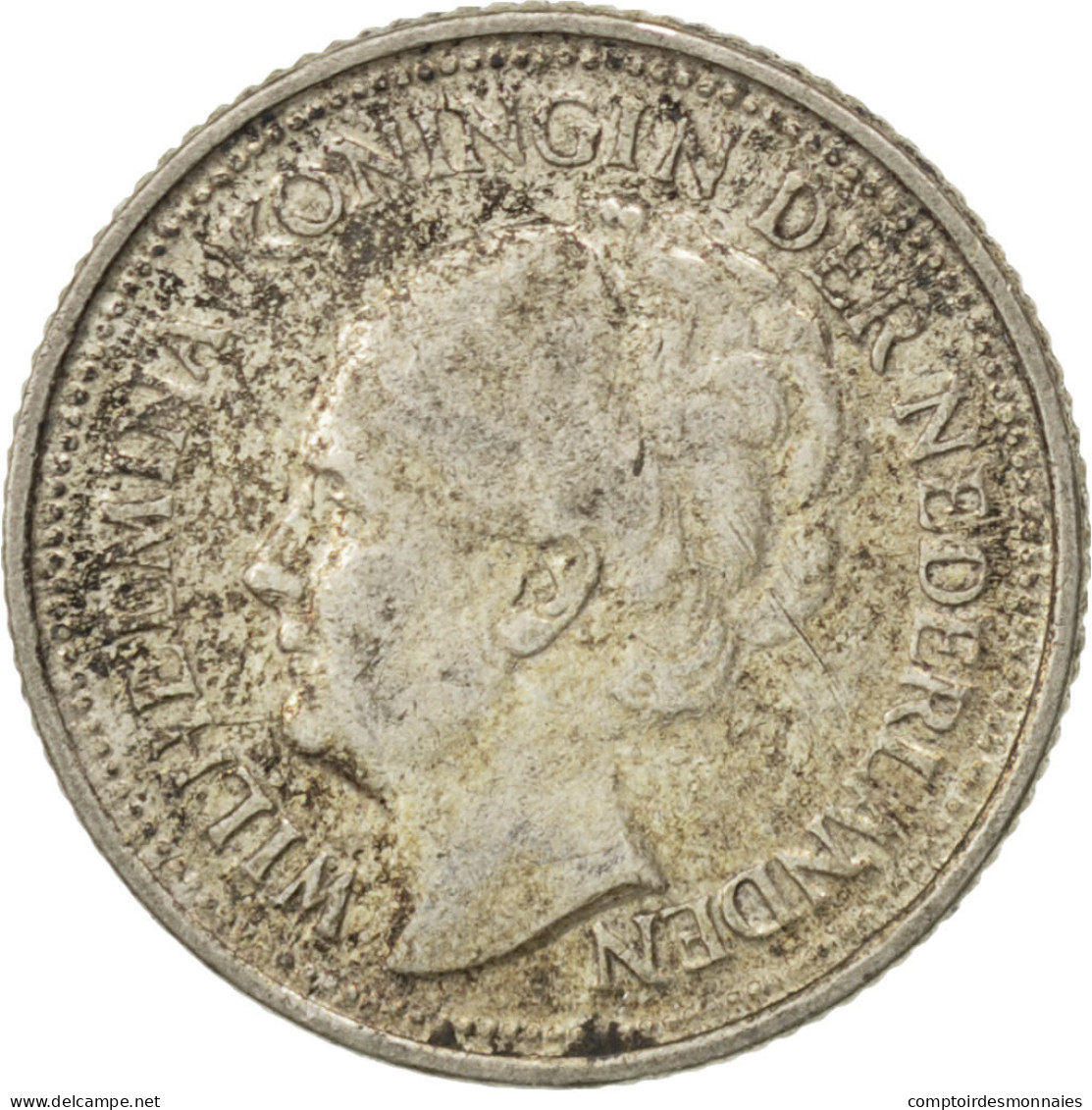 Monnaie, Pays-Bas, Wilhelmina I, 10 Cents, 1936, SUP, Argent, KM:163 - 10 Centavos