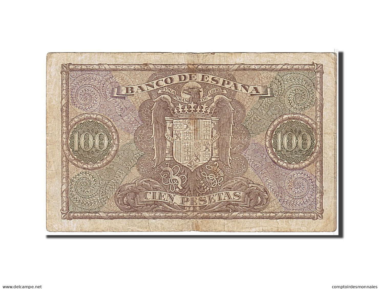 Billet, Espagne, 100 Pesetas, 1940, KM:118a, TB+ - 100 Pesetas