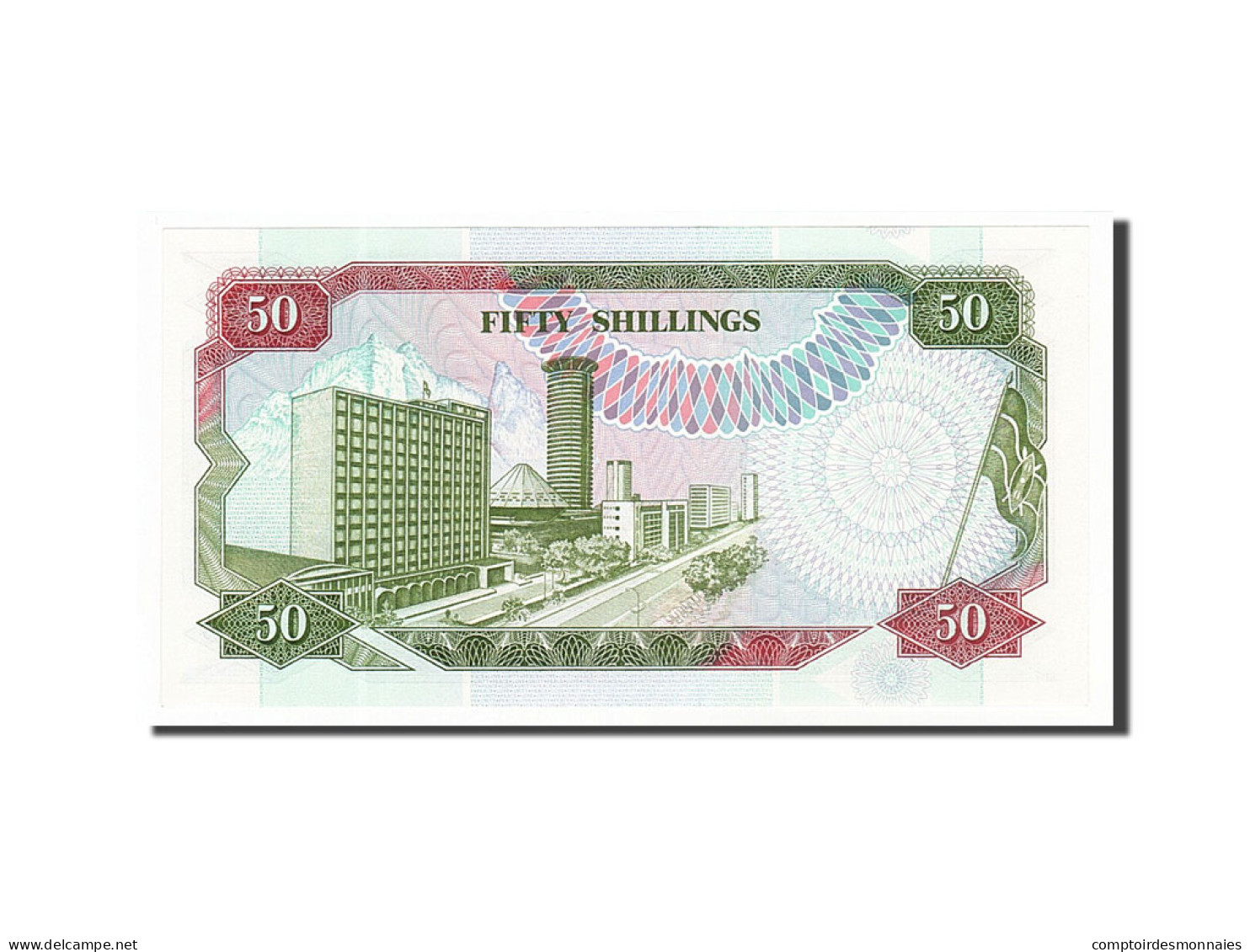 Billet, Kenya, 50 Shillings, 1992, 1992-07-01, NEUF - Kenya