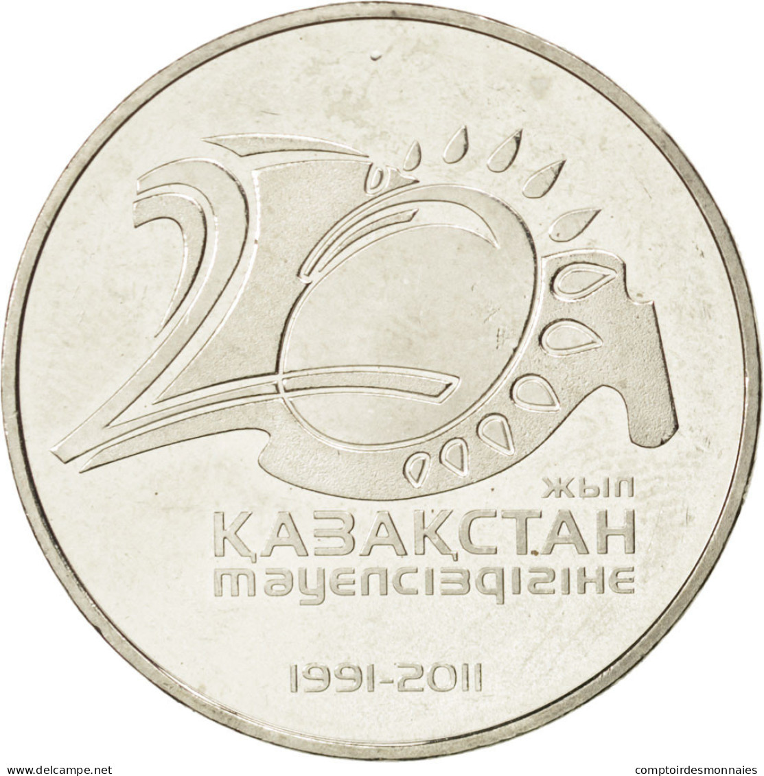 Monnaie, Kazakhstan, 50 Tenge, 2011, SPL, Copper-nickel, KM:210 - Kazajstán