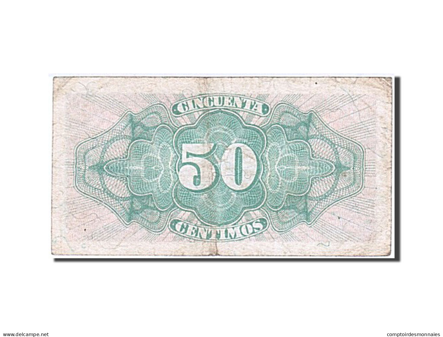 Billet, Espagne, 50 Centimos, 1937, TTB - Other & Unclassified