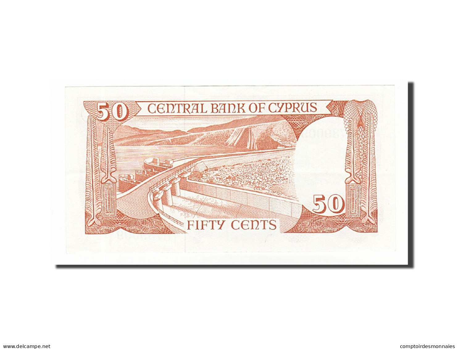 Billet, Chypre, 50 Cents, 1987, 1987-04-01, SUP+ - Cyprus