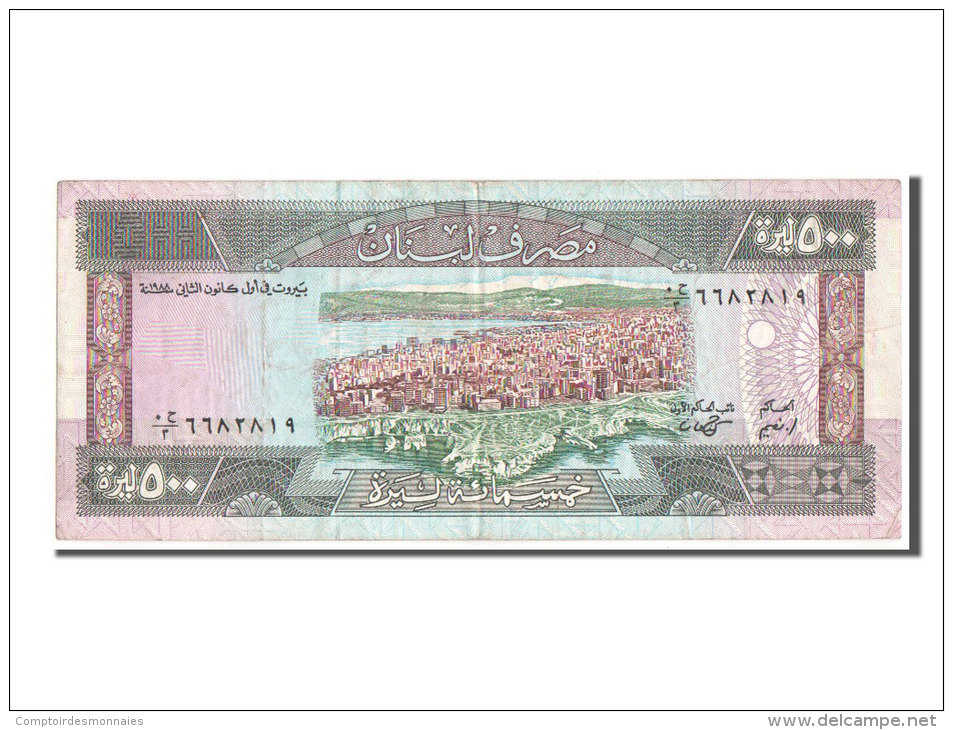 [#350326] Liban, 500 Livres Type 1988, Pick 68 - Lebanon