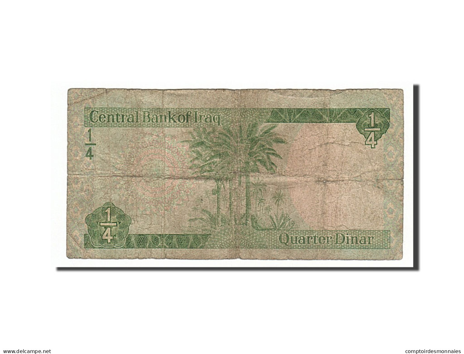 Billet, Iraq, 1/4 Dinar, 1973, B - Irak