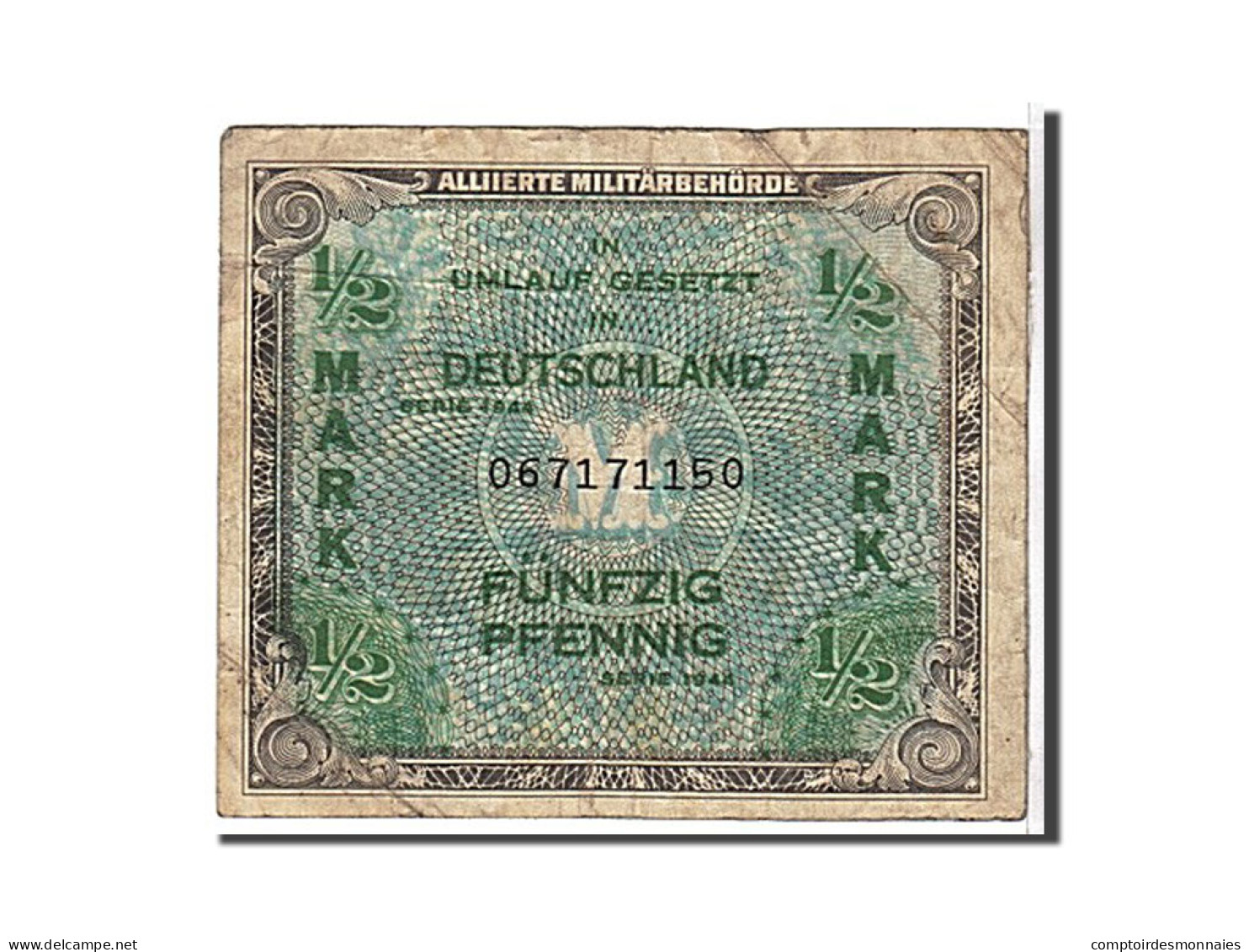 Billet, Allemagne, 1/2 Mark, 1994, KM:191a, B - Andere & Zonder Classificatie