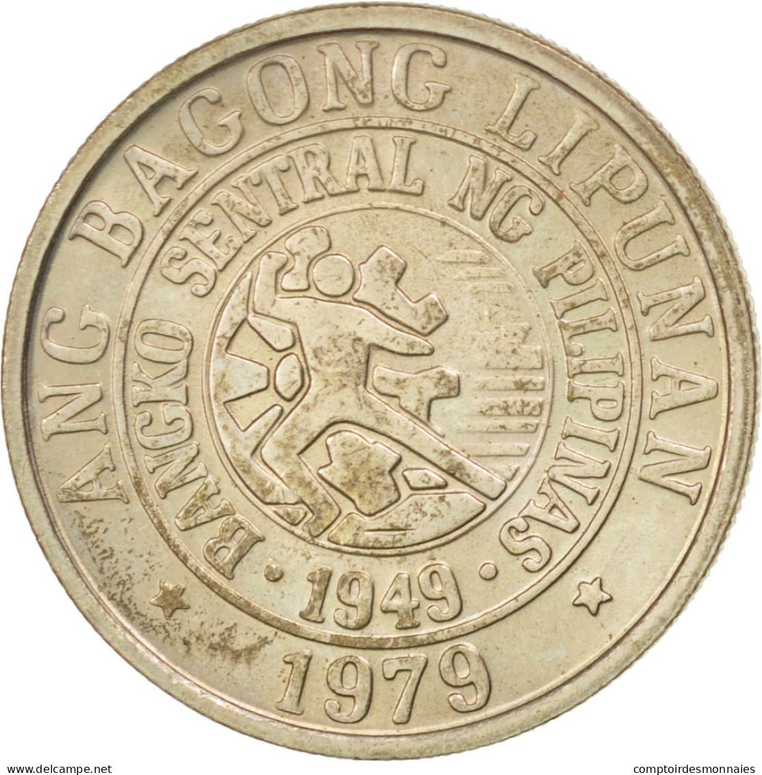 Monnaie, Philippines, 25 Sentimos, 1979, SPL, Copper-nickel, KM:227 - Philippinen