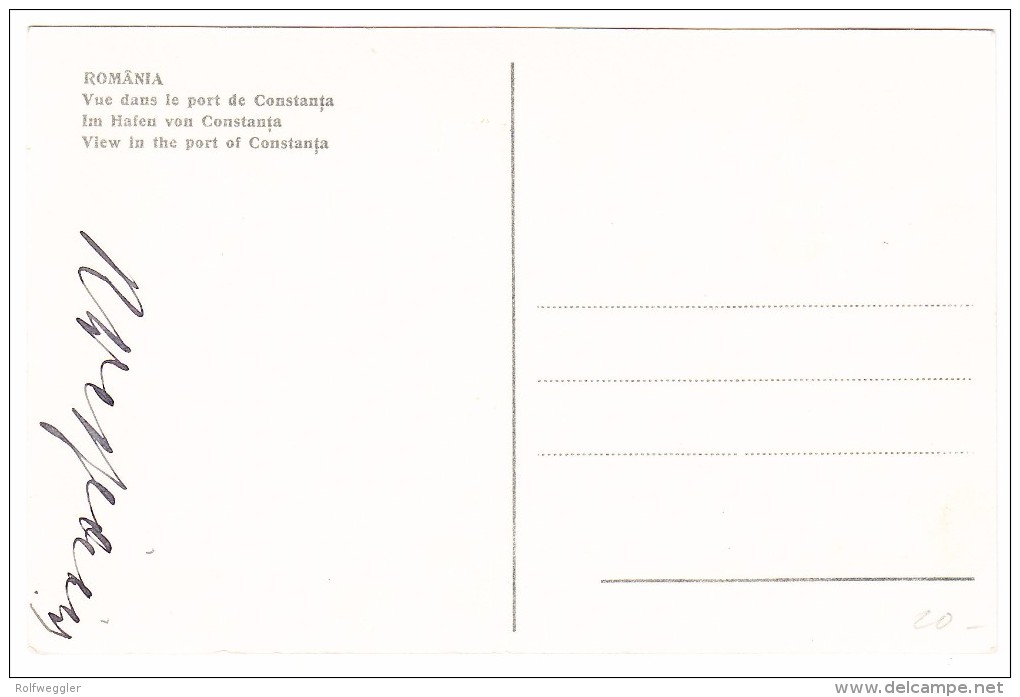 AK Rumänien - Im Hafen Von Constanja - Öl Lager - Ungebraucht - - Roumanie