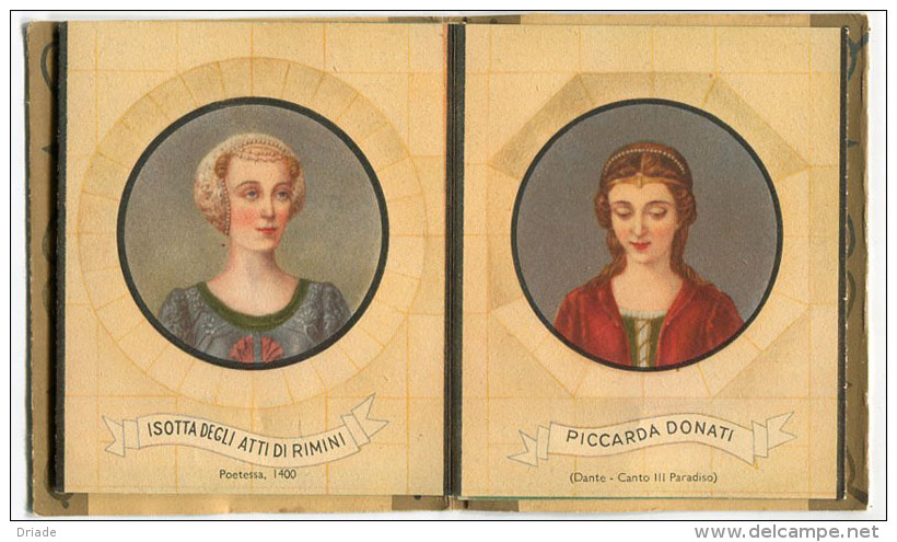 CALENDARIETTO MINIATURE DI DONNE BELLE ACQUA DI COLONIA CORSARA KOFLER PADOVA PARFUM - Formato Piccolo : 1921-40