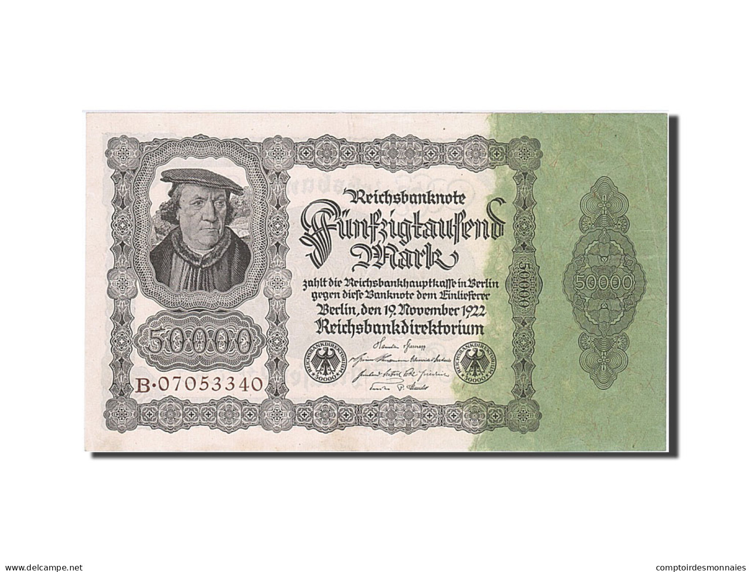 Billet, Allemagne, 50,000 Mark, 1922, 1922-11-19, SUP+ - 50.000 Mark