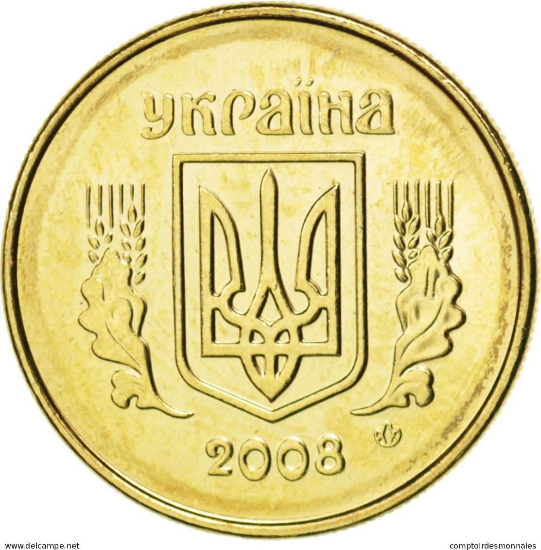 Monnaie, Ukraine, 10 Kopiyok, 2008, SPL, Aluminum-Bronze, KM:1.1b - Ukraine