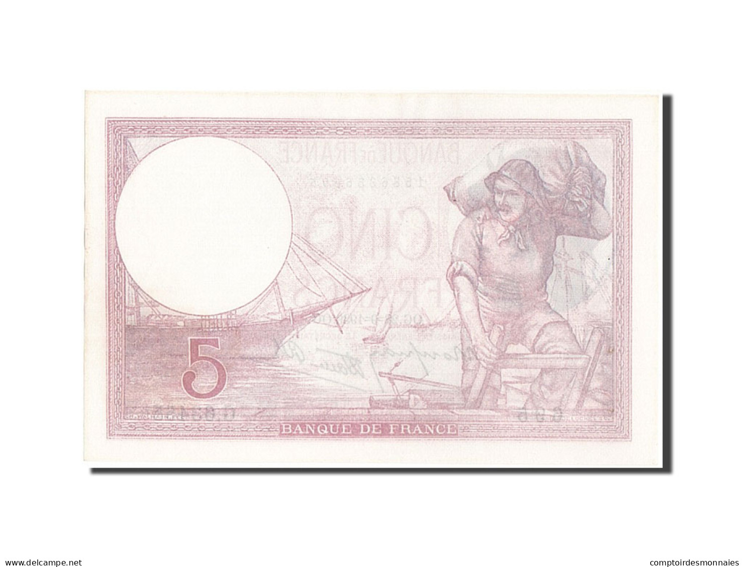 Billet, France, 5 Francs, 5 F 1917-1940 ''Violet'', 1939, 1939-09-28, SPL - 5 F 1917-1940 ''Violet''