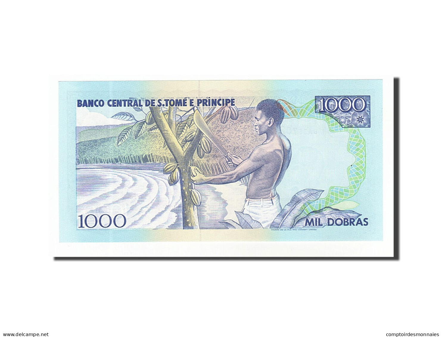 Billet, Saint Thomas And Prince, 1000 Dobras, 1993, 1993-08-26, NEUF - San Tomé Y Príncipe