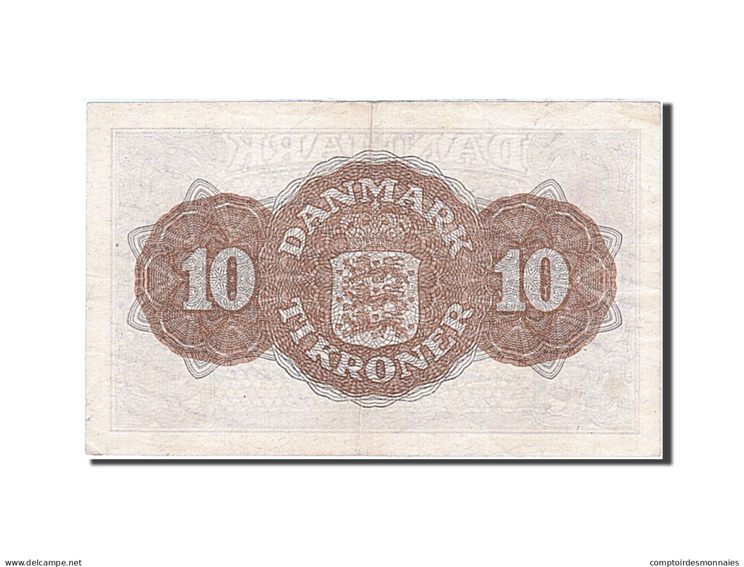 Billet, Danemark, 10 Kroner, 1944, SUP+ - Danemark