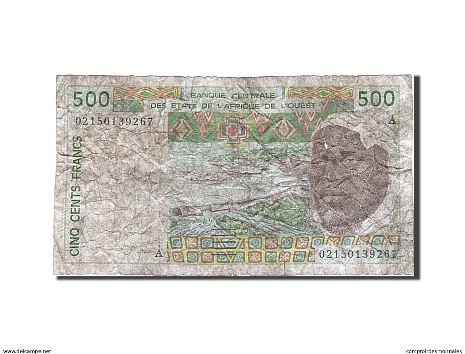 Billet, West African States, 500 Francs, 2002, B - Altri – Africa