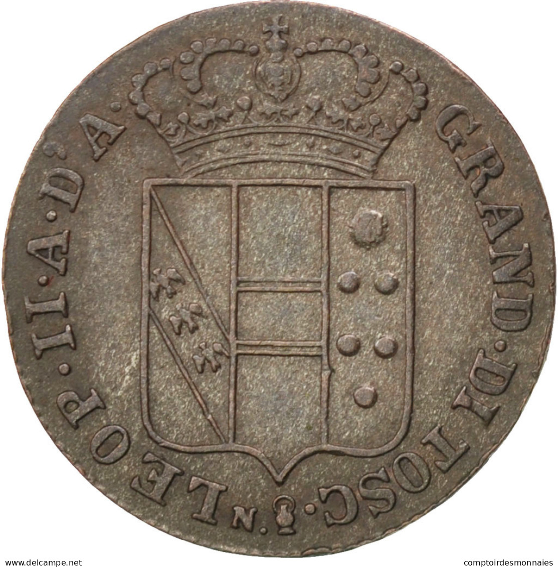 Monnaie, États Italiens, TUSCANY, Leopold II, 3 Quattrini, 1846, TTB+, Cuivre - Tuscan