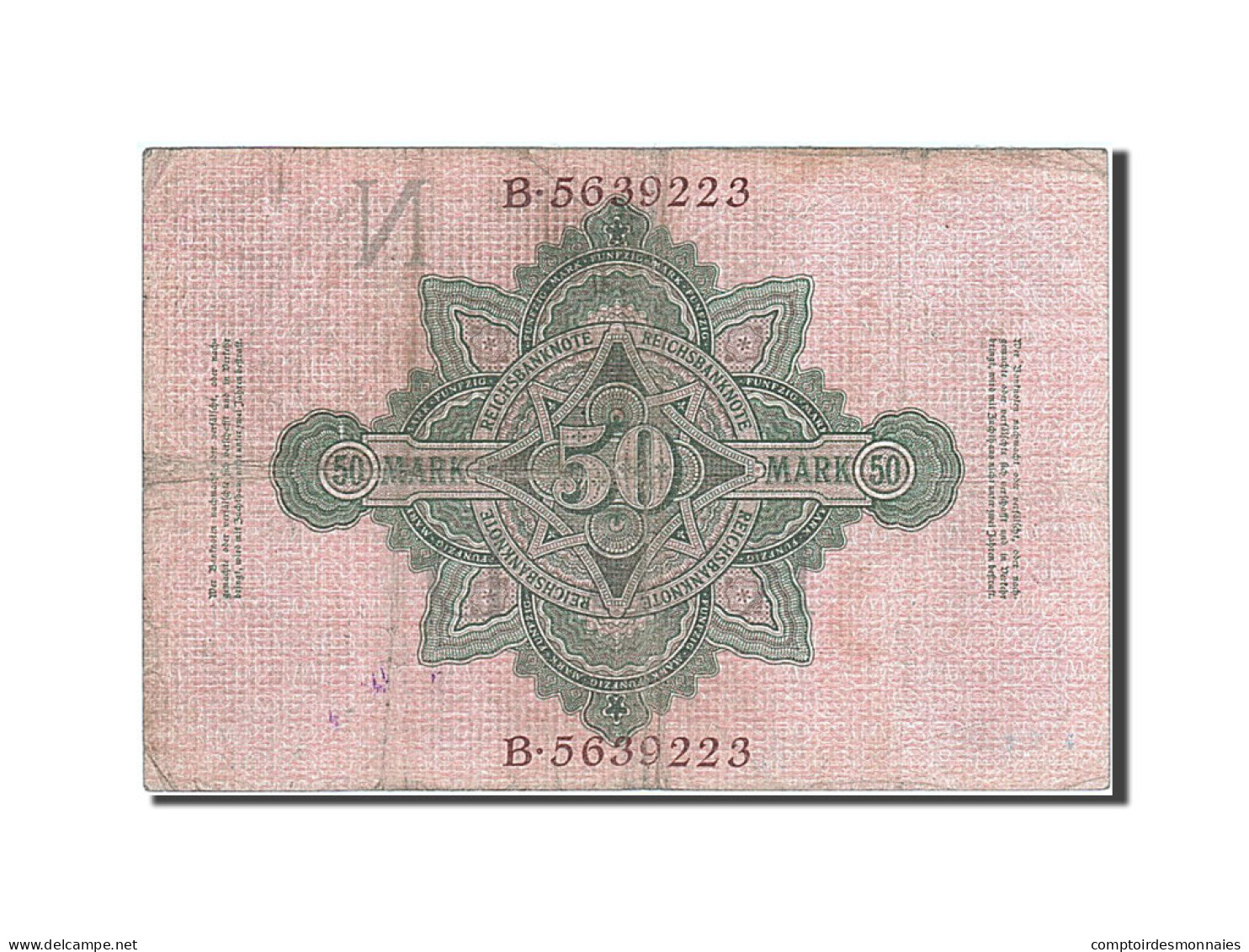 Billet, Allemagne, 50 Mark, 1910, 1910-04-21, TB+ - 50 Mark