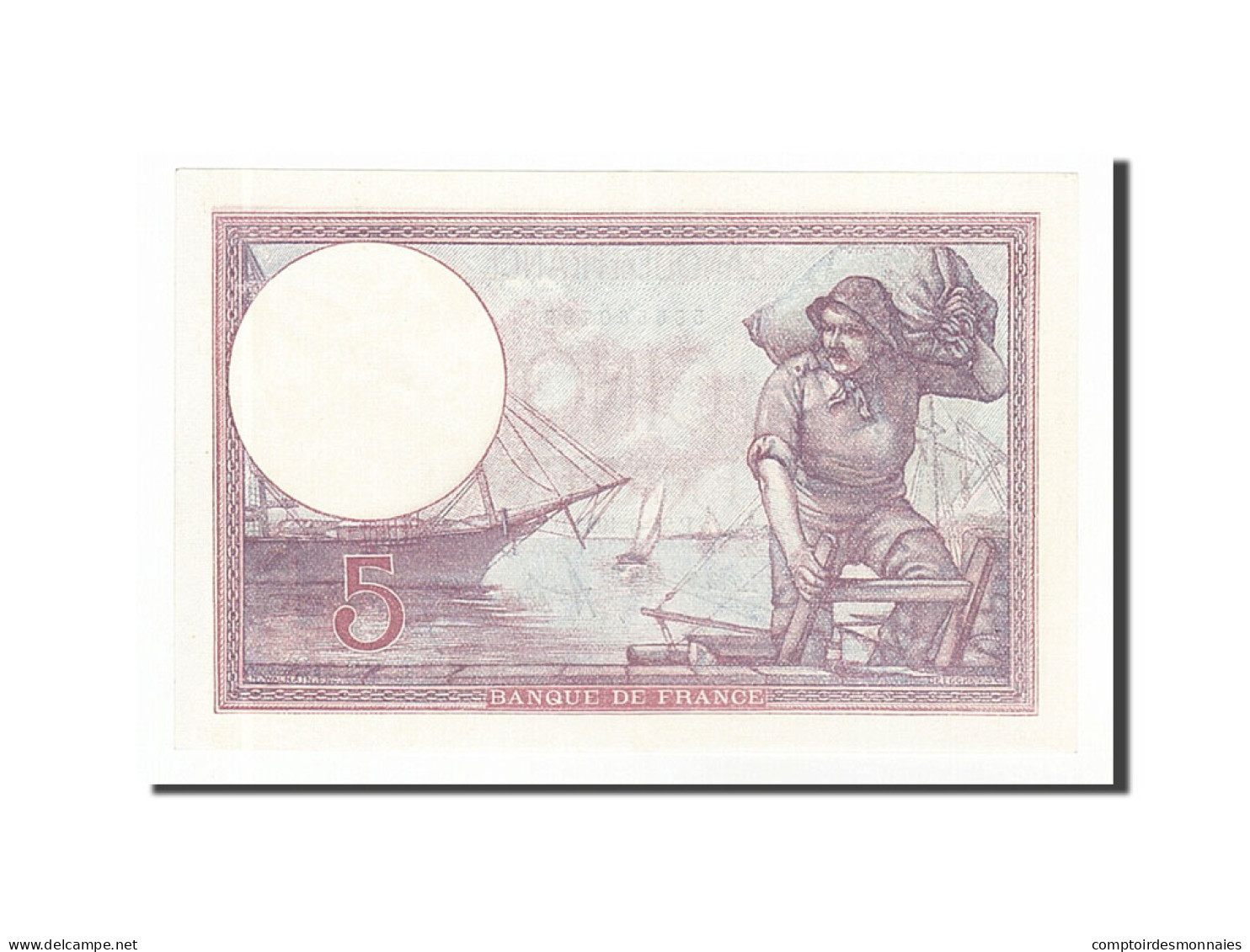 Billet, France, 5 Francs, 5 F 1917-1940 ''Violet'', 1925, 1925-06-24, SUP+ - 5 F 1917-1940 ''Violet''
