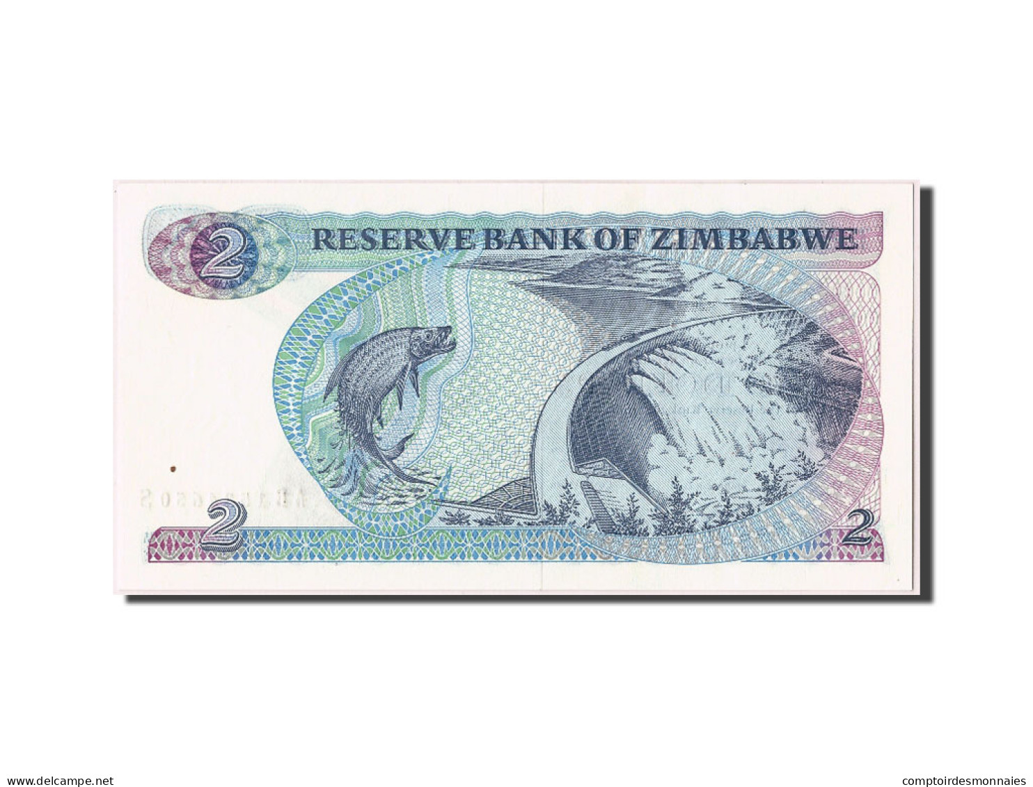 Billet, Zimbabwe, 2 Dollars, 1983, NEUF - Zimbabwe