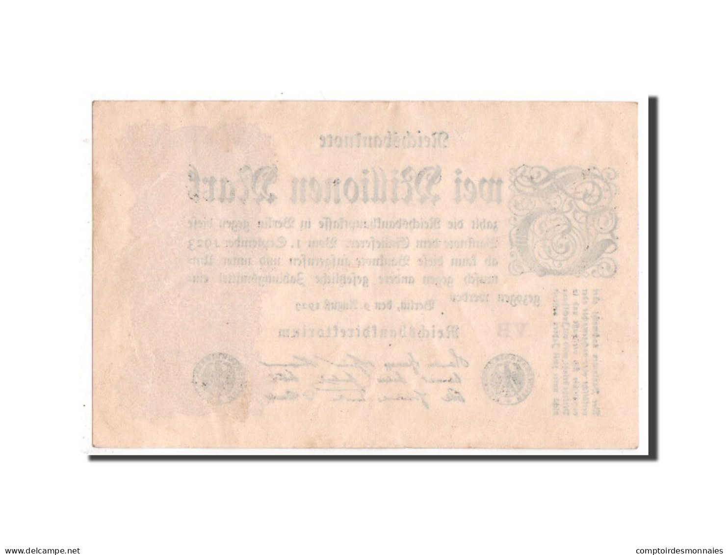 Billet, Allemagne, 2 Millionen Mark, 1923, SUP - 2 Millionen Mark