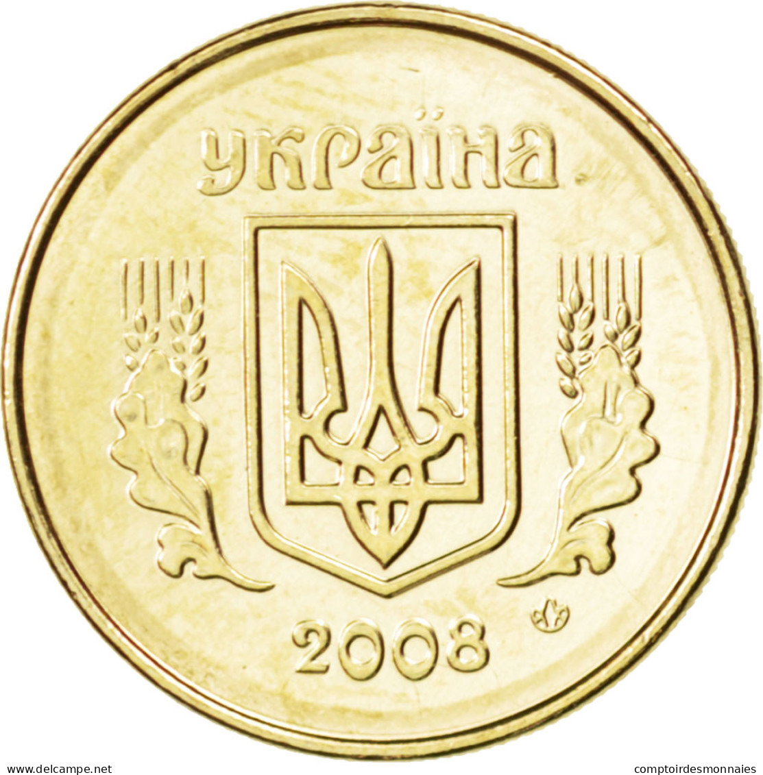 Monnaie, Ukraine, 10 Kopiyok, 2008, SPL, Aluminum-Bronze, KM:1.1b - Ukraine