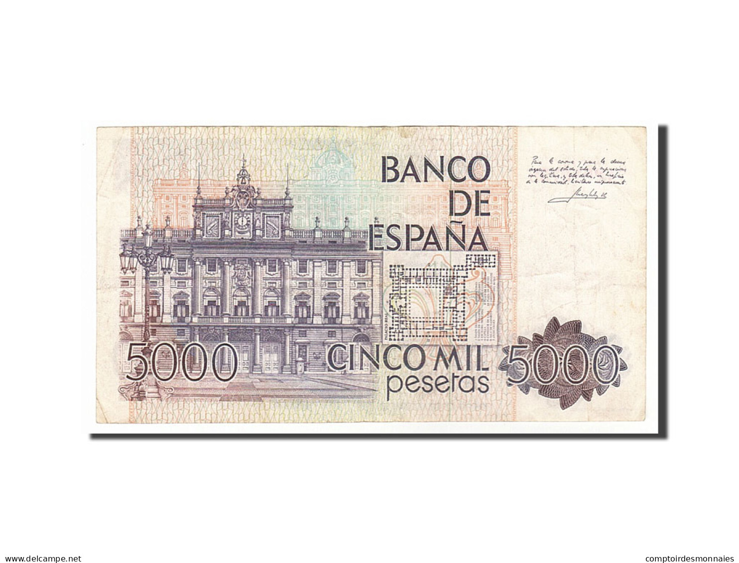 Billet, Espagne, 5000 Pesetas, 1979, 1979-10-23, TTB - [ 4] 1975-… : Juan Carlos I