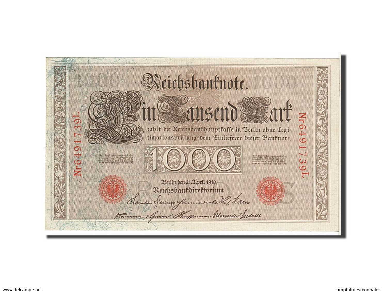 Billet, Allemagne, 1000 Mark, 1910, SUP+ - 1.000 Mark