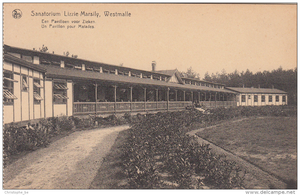 Westmalle, Sanatorium Lizzie Marsily, Een Pavilloen Voor Zieken (pk17522) - Malle