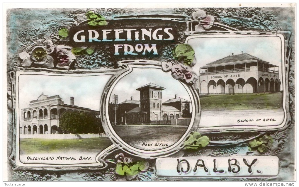 POST CARD AUSTRIALIA GREETING FROM DALBY - Other & Unclassified