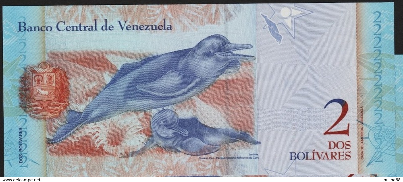 VENEZUELA  2 Bolívares  20.03.2007  Serie A8632380x  P# 88a - Venezuela