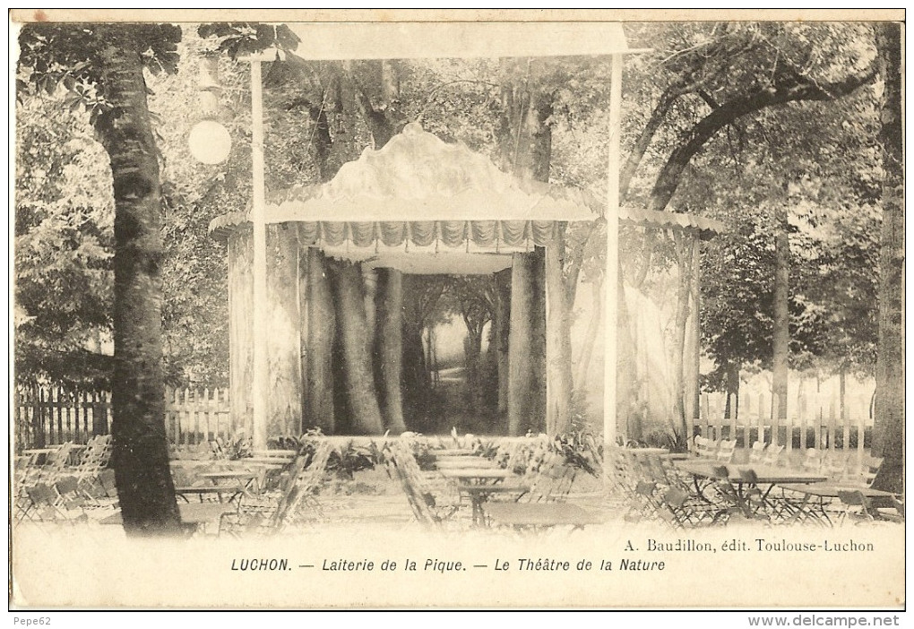 Luchon- Laiterie De La Pique-le Théatre De La Nature-cpa - Luchon