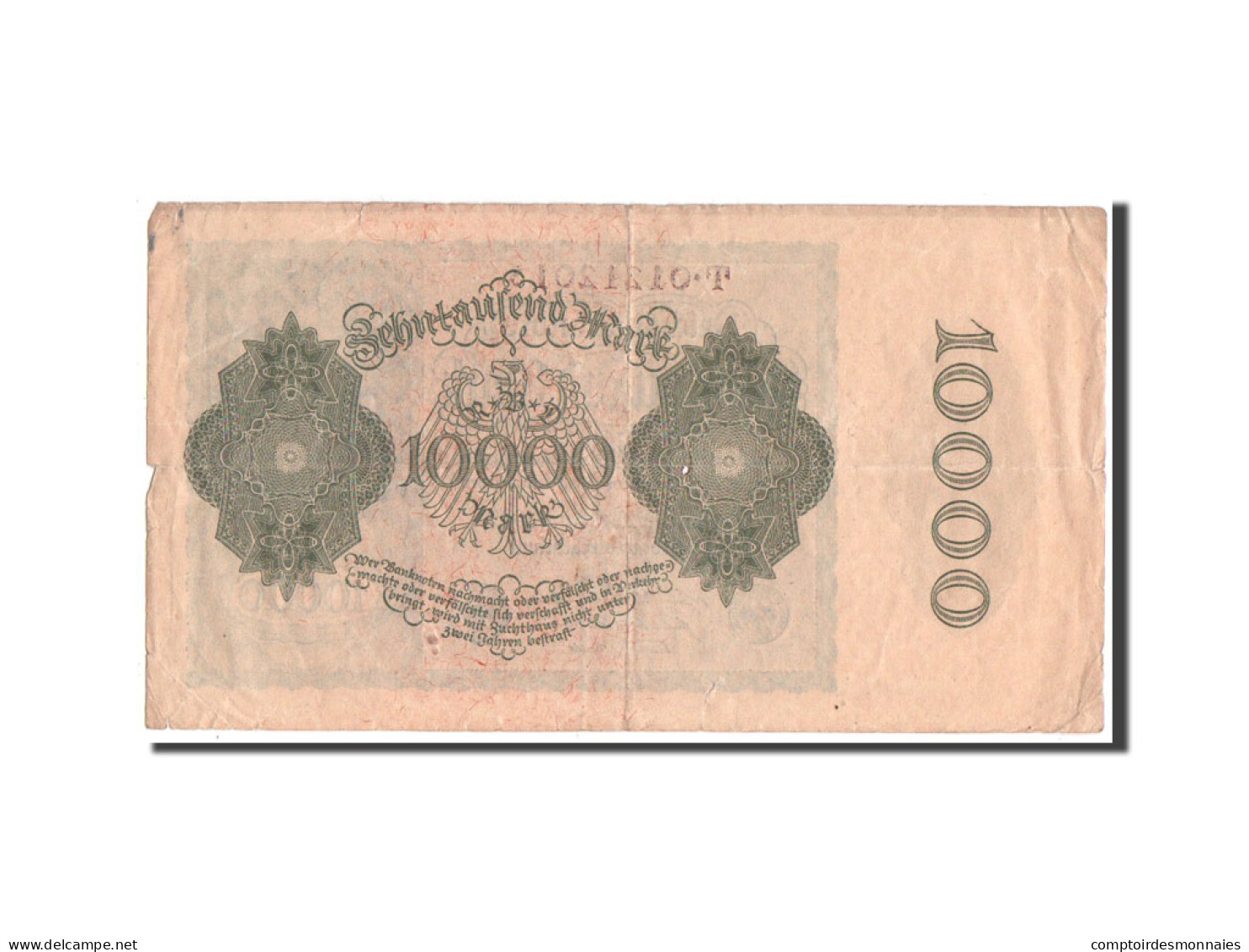 Billet, Allemagne, 10,000 Mark, 1922, TB - 10000 Mark