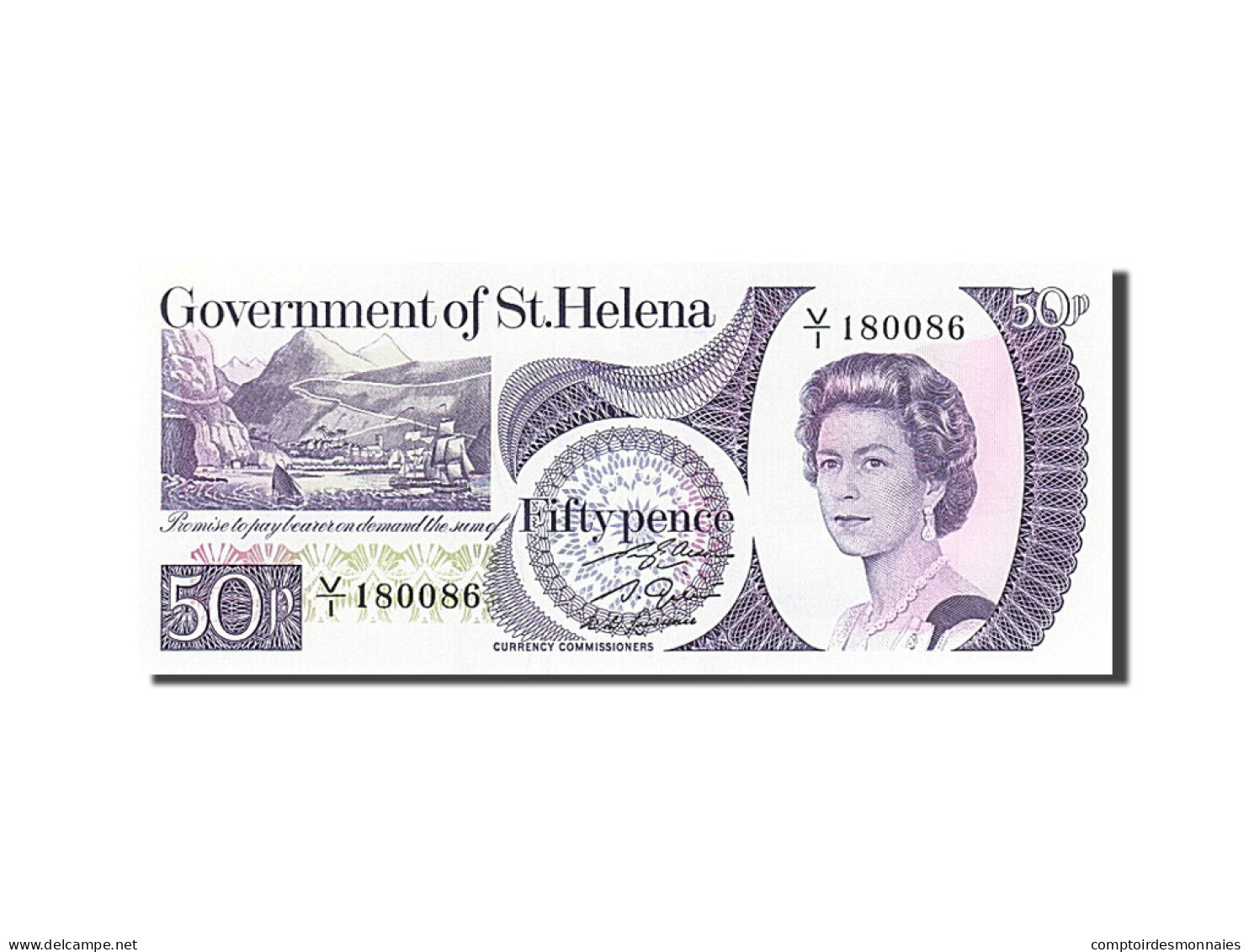 Billet, Saint Helena, 50 Pence, 1979, NEUF - Isla Santa Helena
