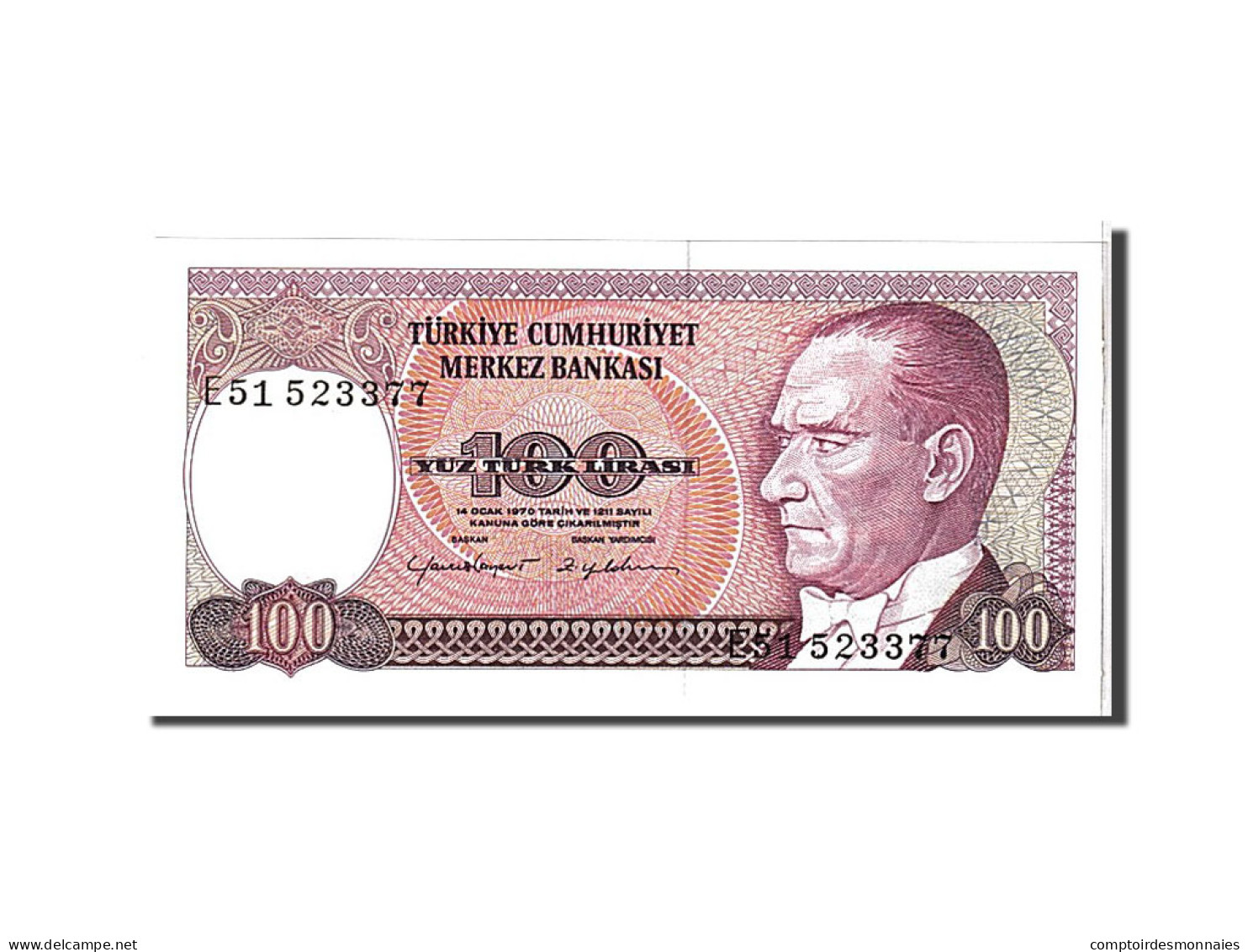 Billet, Turquie, 100 Lira, 1984, KM:194a, NEUF - Turquie