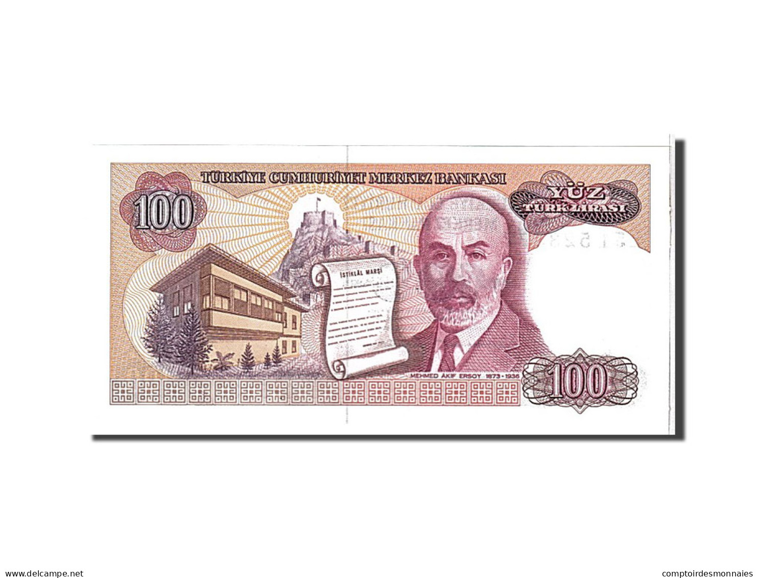 Billet, Turquie, 100 Lira, 1984, KM:194a, NEUF - Turquie