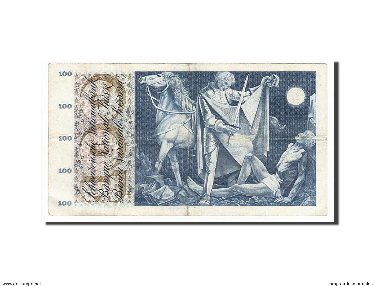 Billet, Suisse, 100 Franken, 1956, 1956-10-25, TTB - Suisse