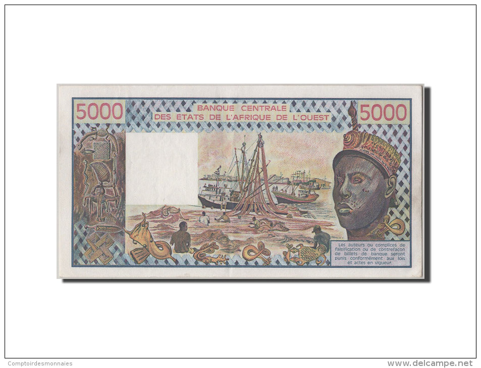 [#305540] Afrique De L'Ouest, Côte D'Ivoire, 5000 Francs Type 1977-81 - Côte D'Ivoire