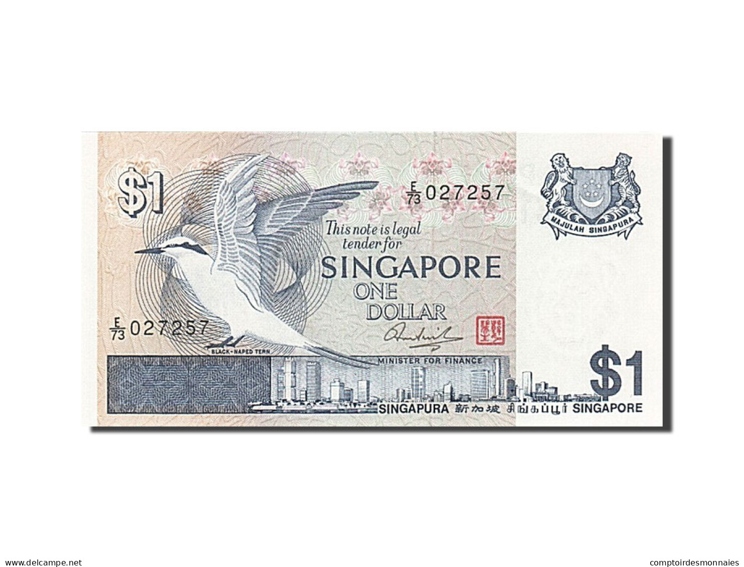 Billet, Singapour, 1 Dollar, 1976, SPL - Singapore