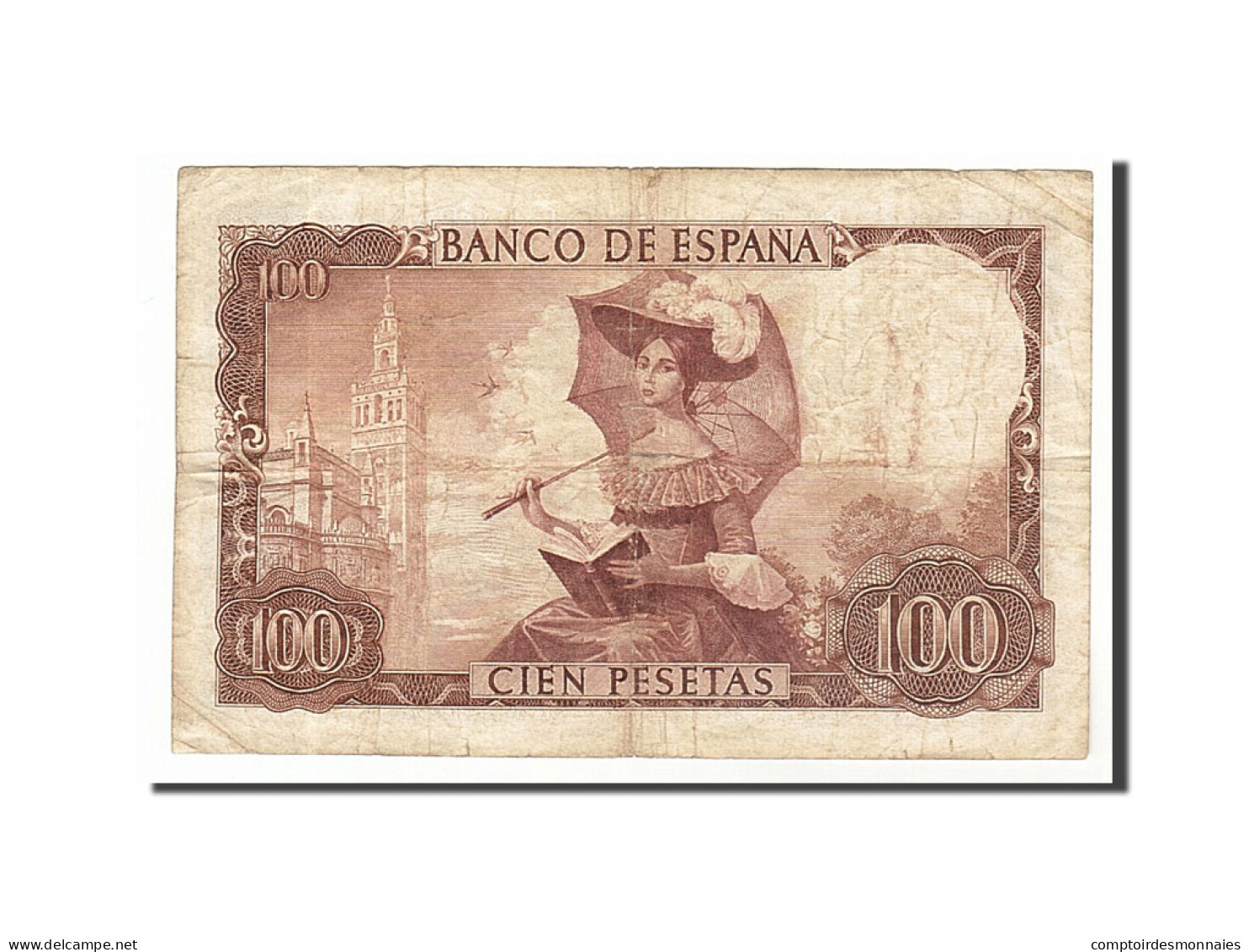 Billet, Espagne, 100 Pesetas, 1965, 1965-11-19, B+ - 100 Pesetas