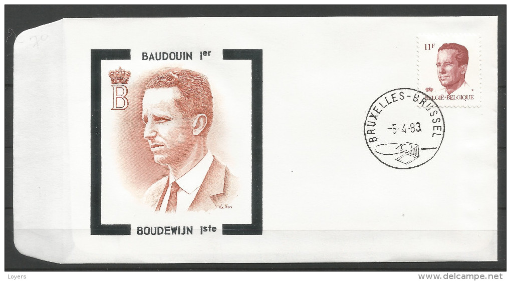 ENVELOPPE FDC TP N° 2085 (CACHET POSTAL DE BRUXELLES-BRUSSEL) - 1981-1990